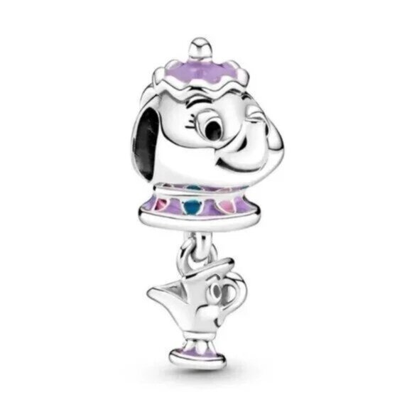 PANDORA Disney Mrs Potts Chip Charm - Picture 1 of 2